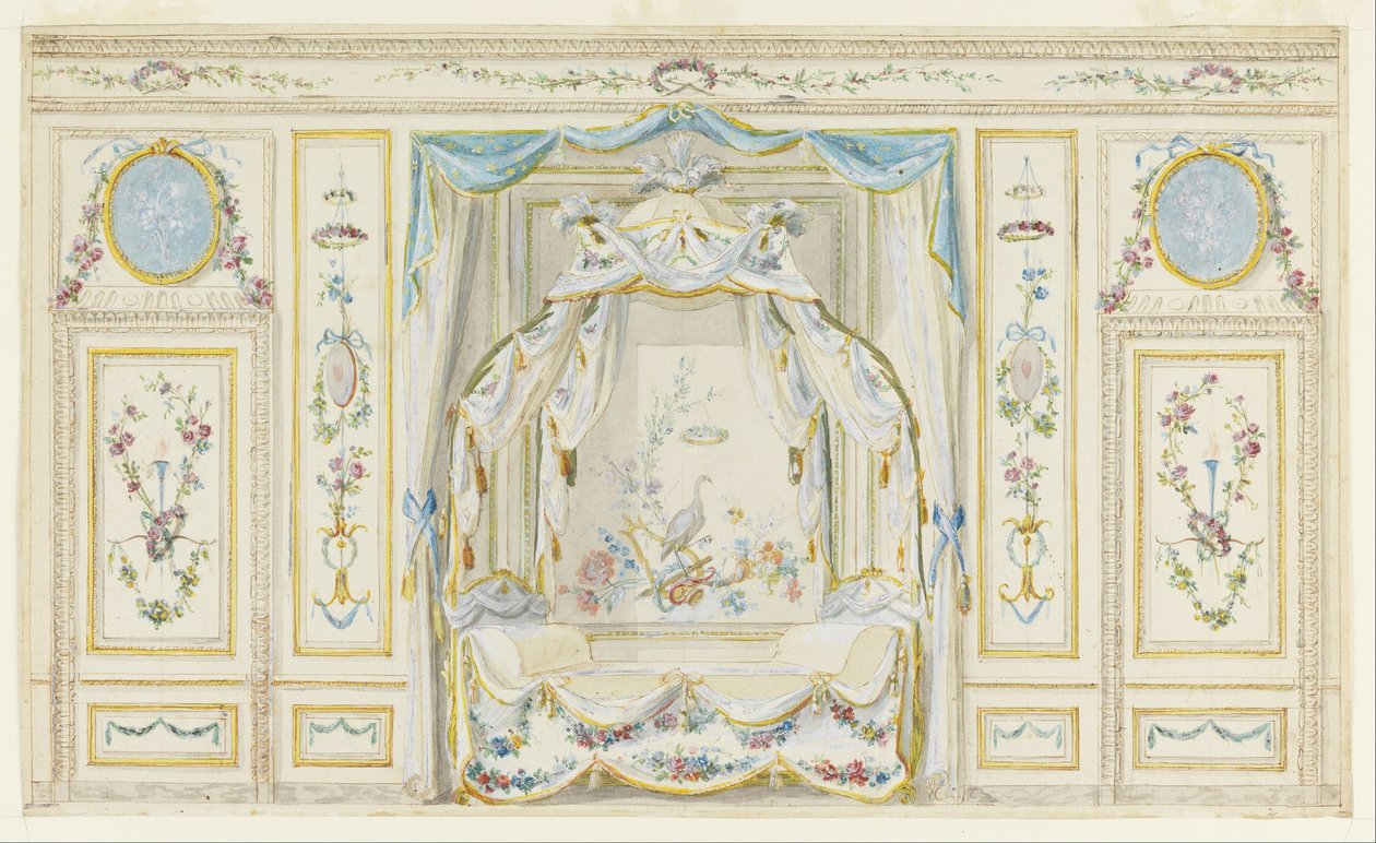 Wanderhebung der Schlafzimmernische von Pierre Ranson