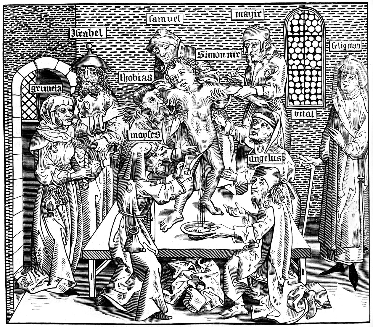 Das Martyrium von Simon von Trient, 1493, 1849 von Pierre Wolgmuth