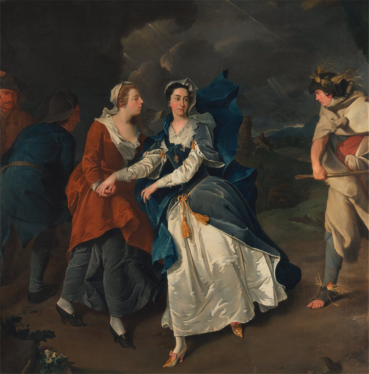 Mrs. Cibber als Cordelia von Pieter van Bleeck
