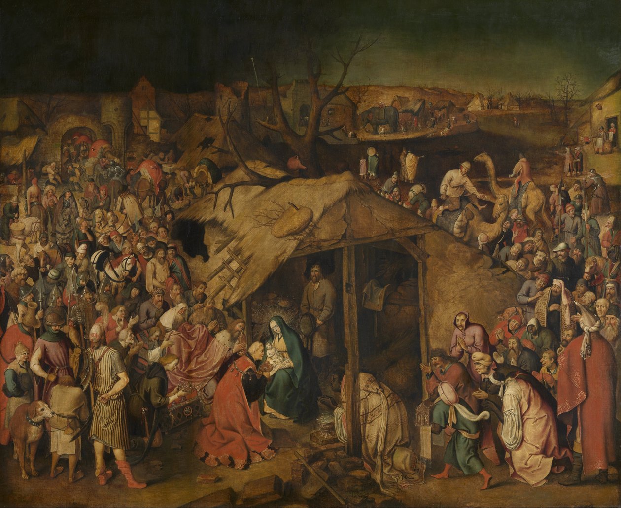 Anbetung der Könige von Pieter Brueghel the Younger