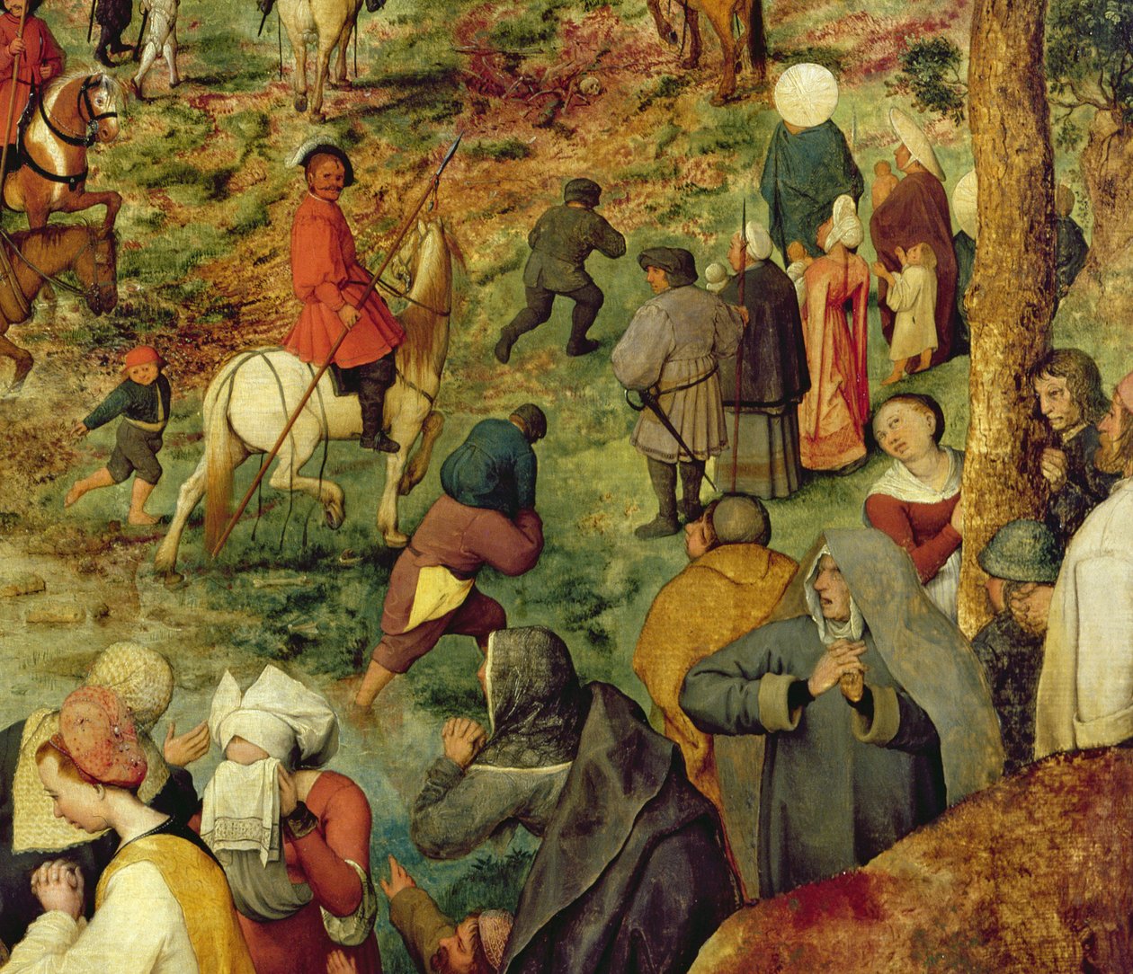 Der Kreuzweg, 1564 (Detail) von Pieter Bruegel the Elder