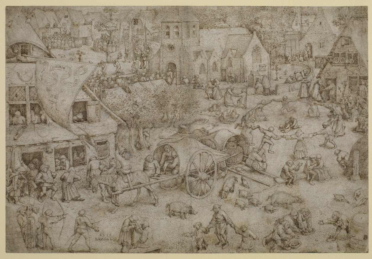 Kirmes in Hoboken, 1559 von Pieter Bruegel the Elder