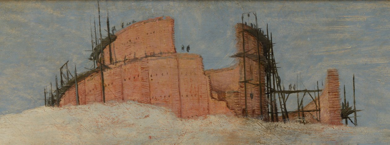 (Ausschnitt) aus dem Großen Turmbau zu Babel in Wien von Pieter Brueghel the Elder