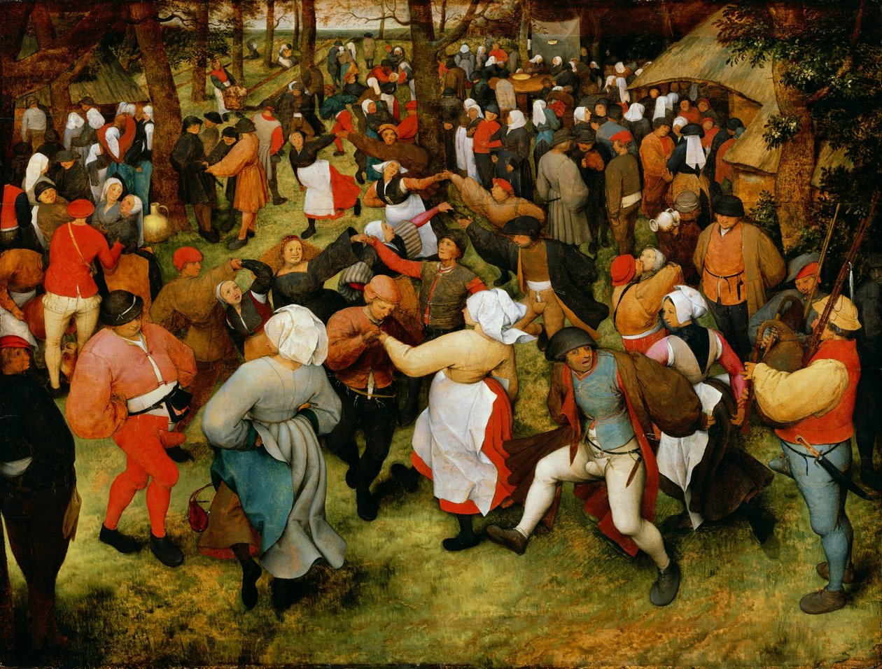 Der Hochzeitstanz von Pieter Brueghel the Elder