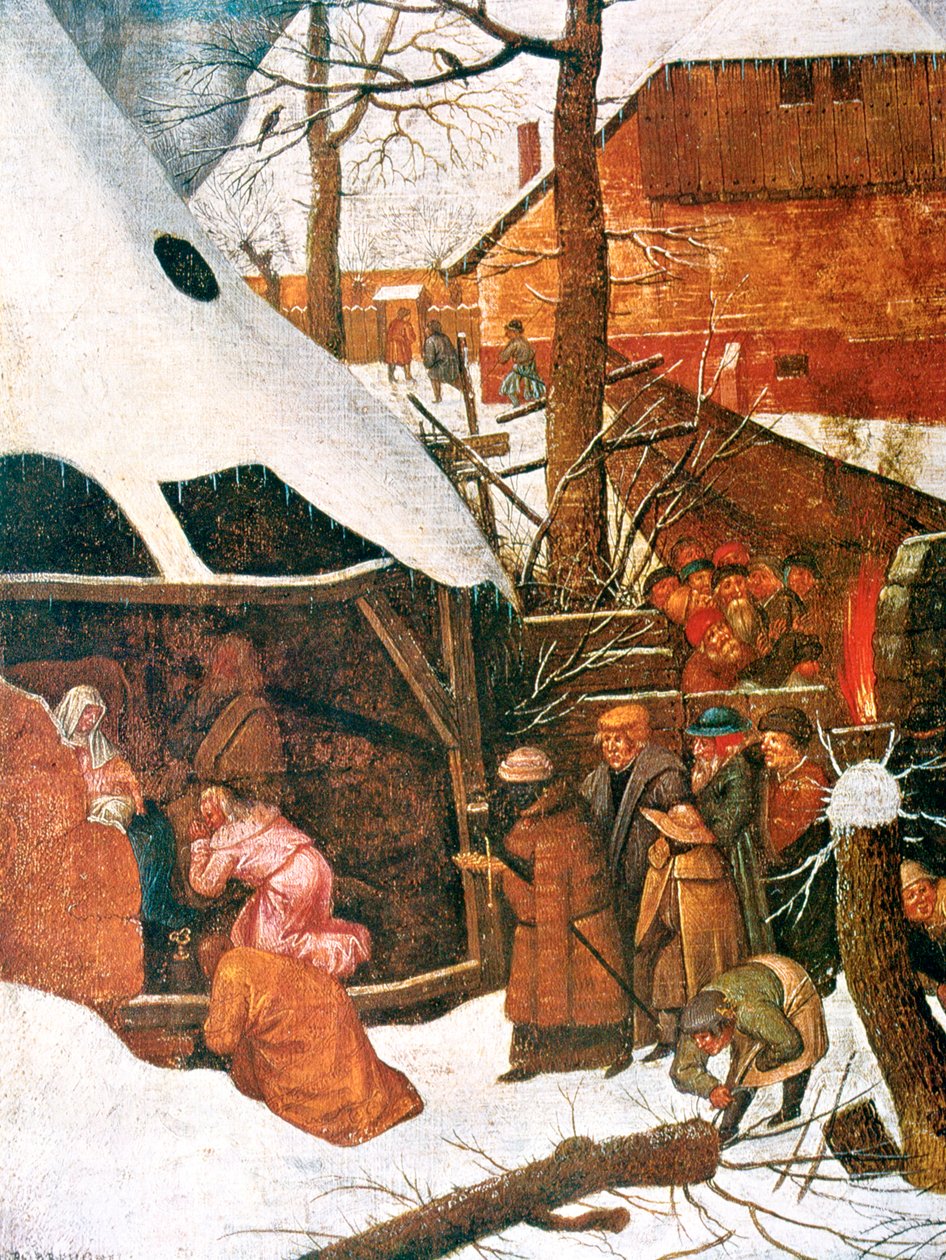 Die Anbetung der Könige (Detail), um 1584-1638 von Pieter Brueghel the Younger