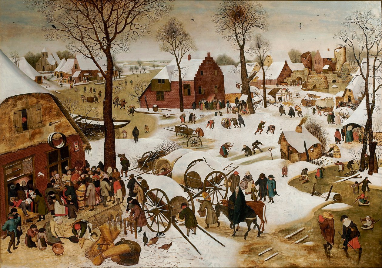 Die Volkszählung in Bethlehem, frühes 17. Jahrhundert von Pieter Brueghel the Younger