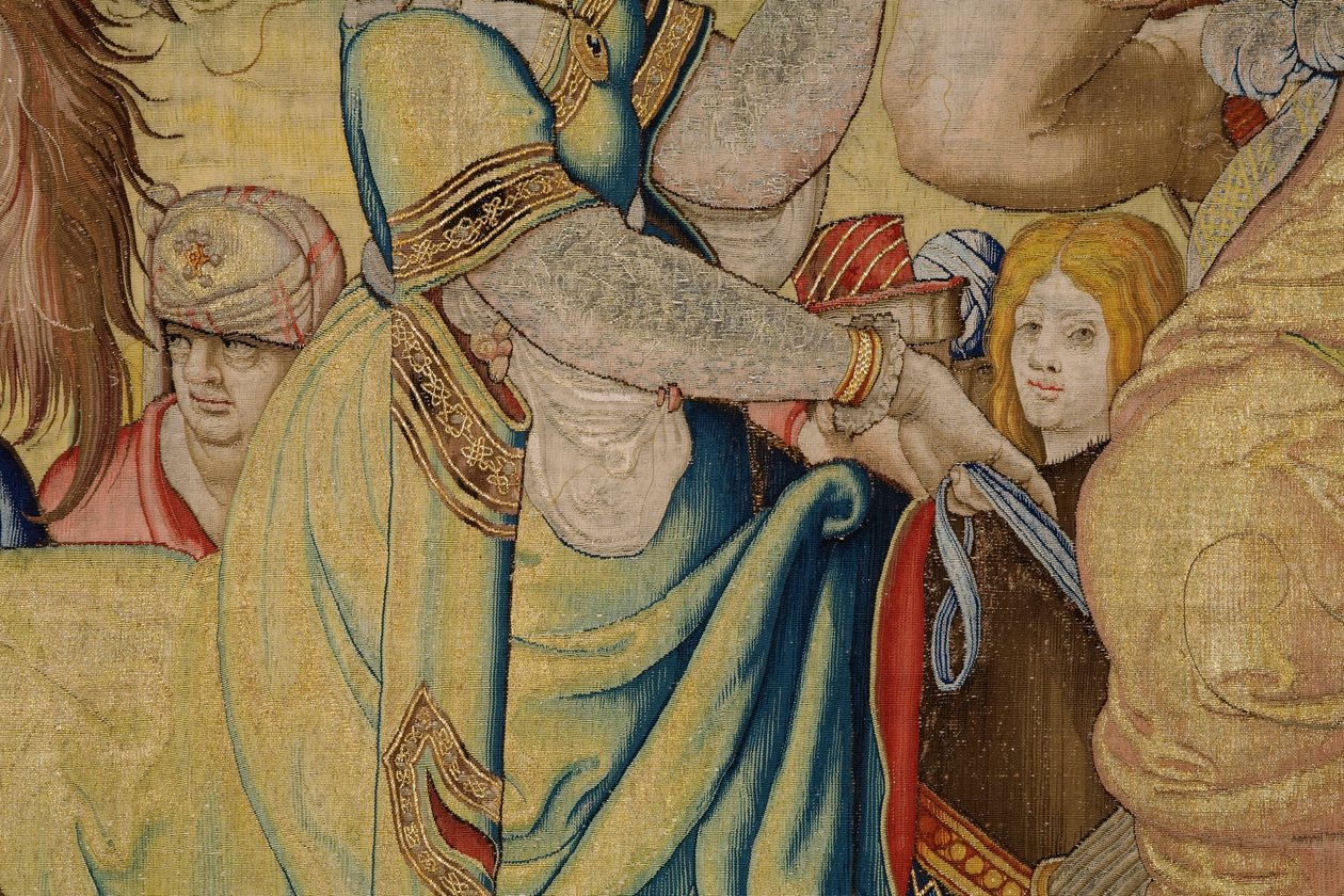 Serie Die sieben Todsünden (De zeven hoofdzonden): Eitelkeit (hoogmoed). Zeichner Pieter Coecke van Aelst. Atelier Brüssel. Ca. 1542-1544. von Pieter Coecke van Aelst