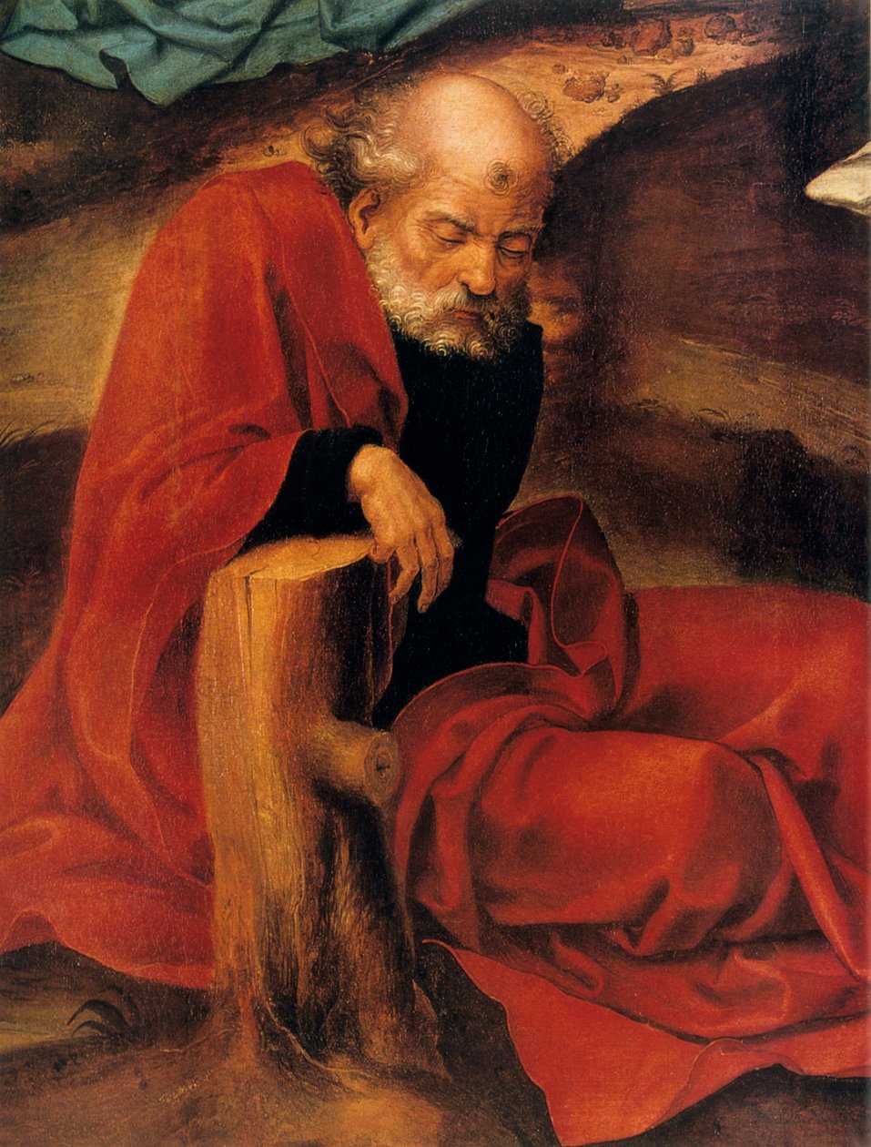 Die Agonie im Garten (Detail), 1527-1530 von Pieter Coecke van Aelst