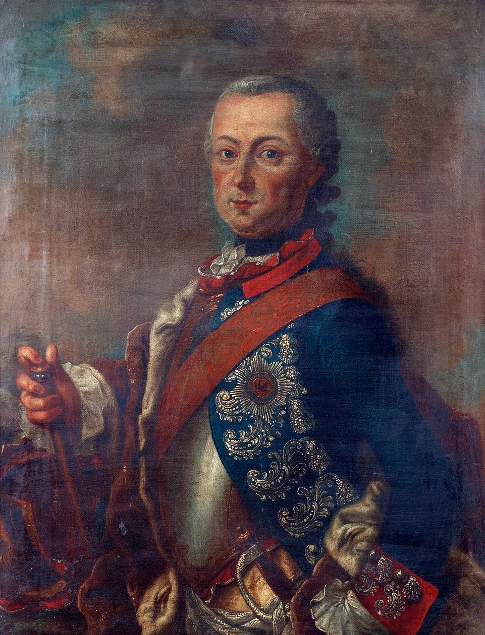 Porträt von Friedrich II. von Preußen, genannt Friedrich der Große von Pieter Frederik de la Croix