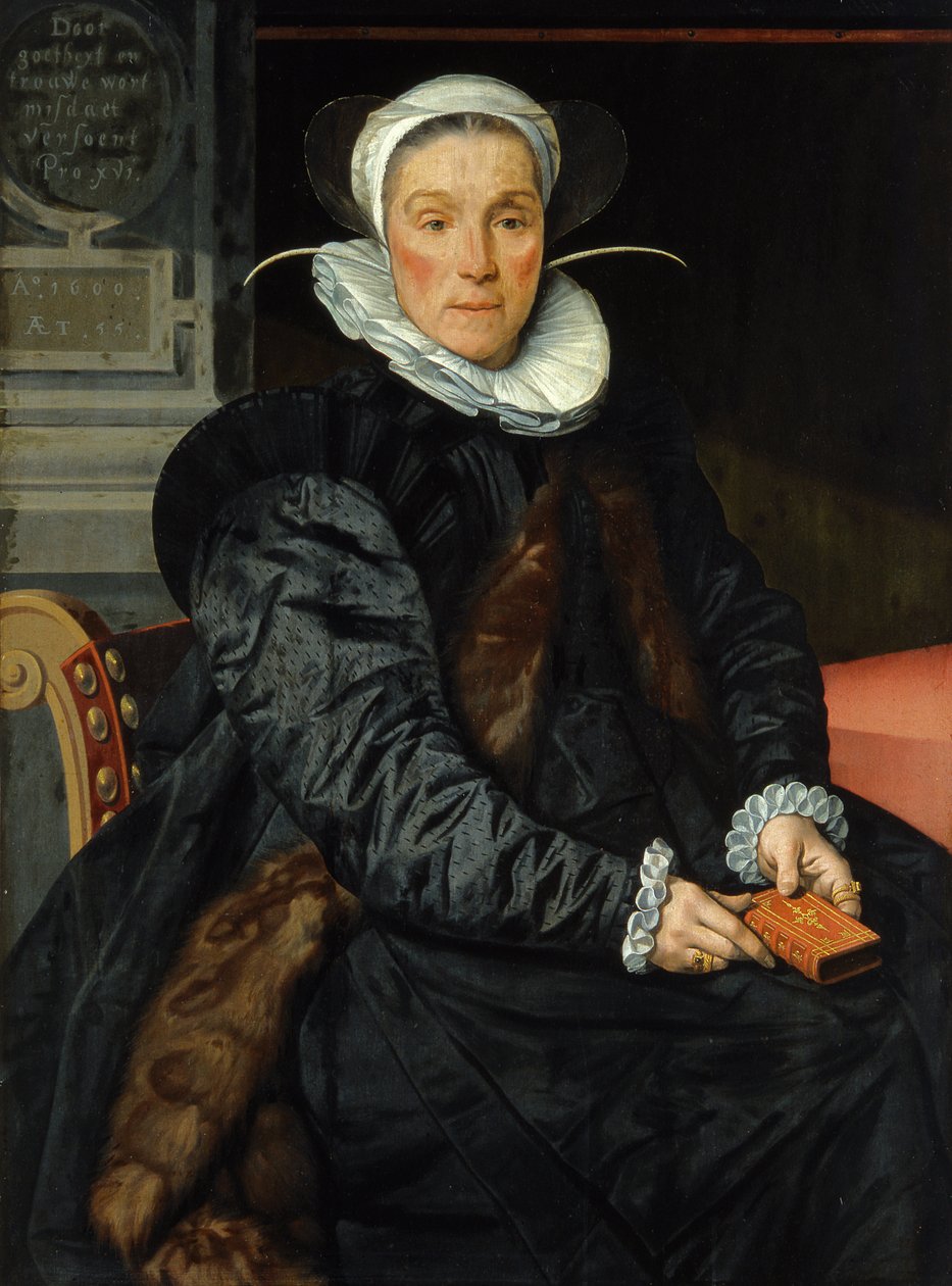 Porträt von Susanna Taymon, Ehefrau von Christoffel Roels, 1600 von Pieter Pietersz the Elder