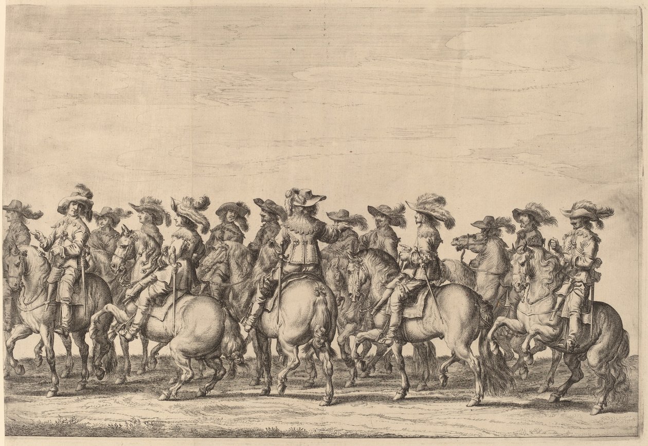 Einzug von Marie de Medici in Amsterdam [Tafel 3 von 6] von Pieter Nolpe