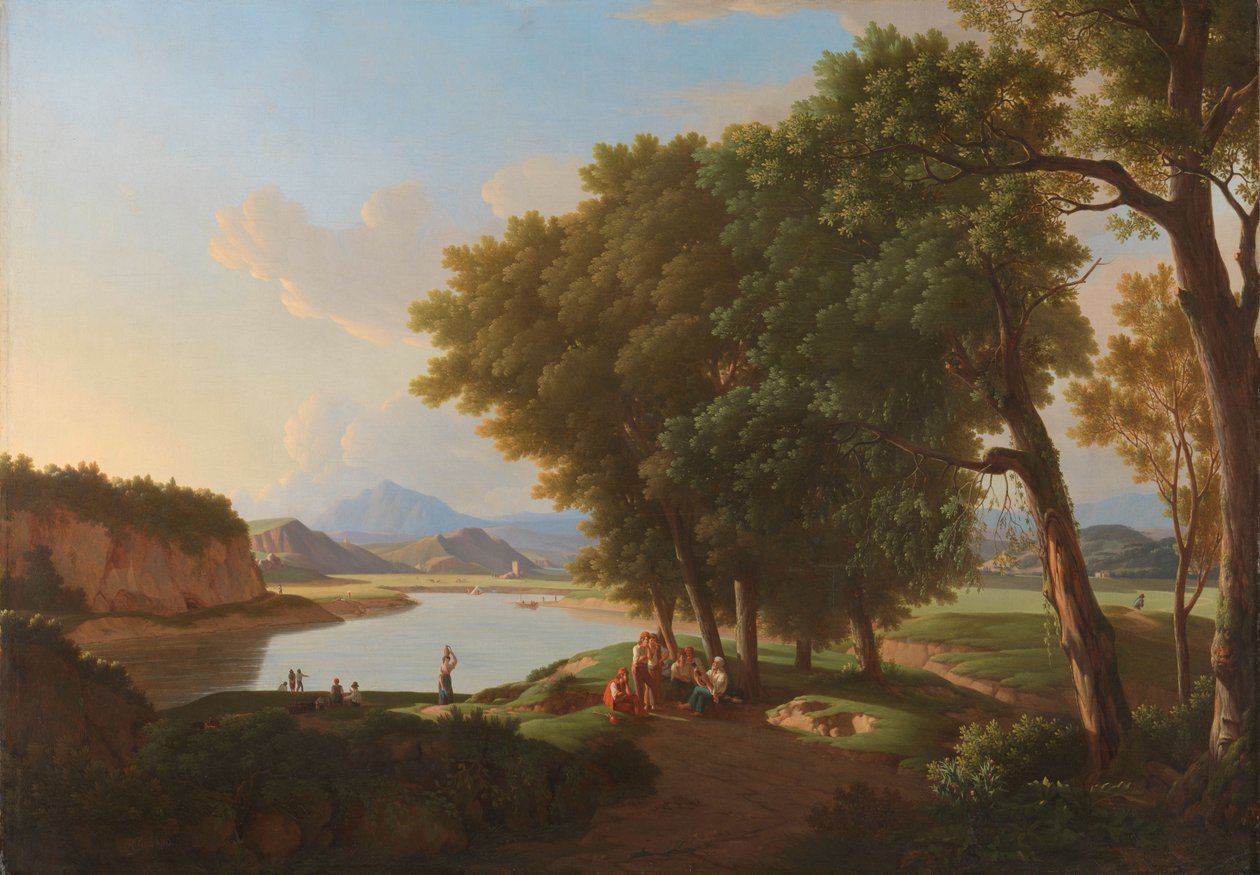 Die Aqua Cetosa bei Rom von Pieter Rudolph (1785-1816) Kleijn