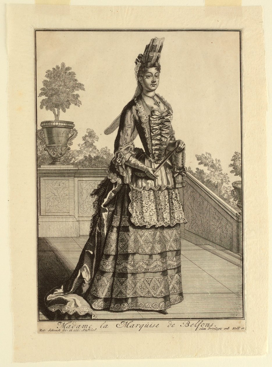 Mme la Marquise de Belfons von Pieter Schenk