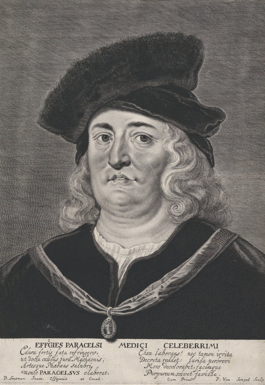 Porträt von Theophrastus Paracelsus von Pieter Soutman