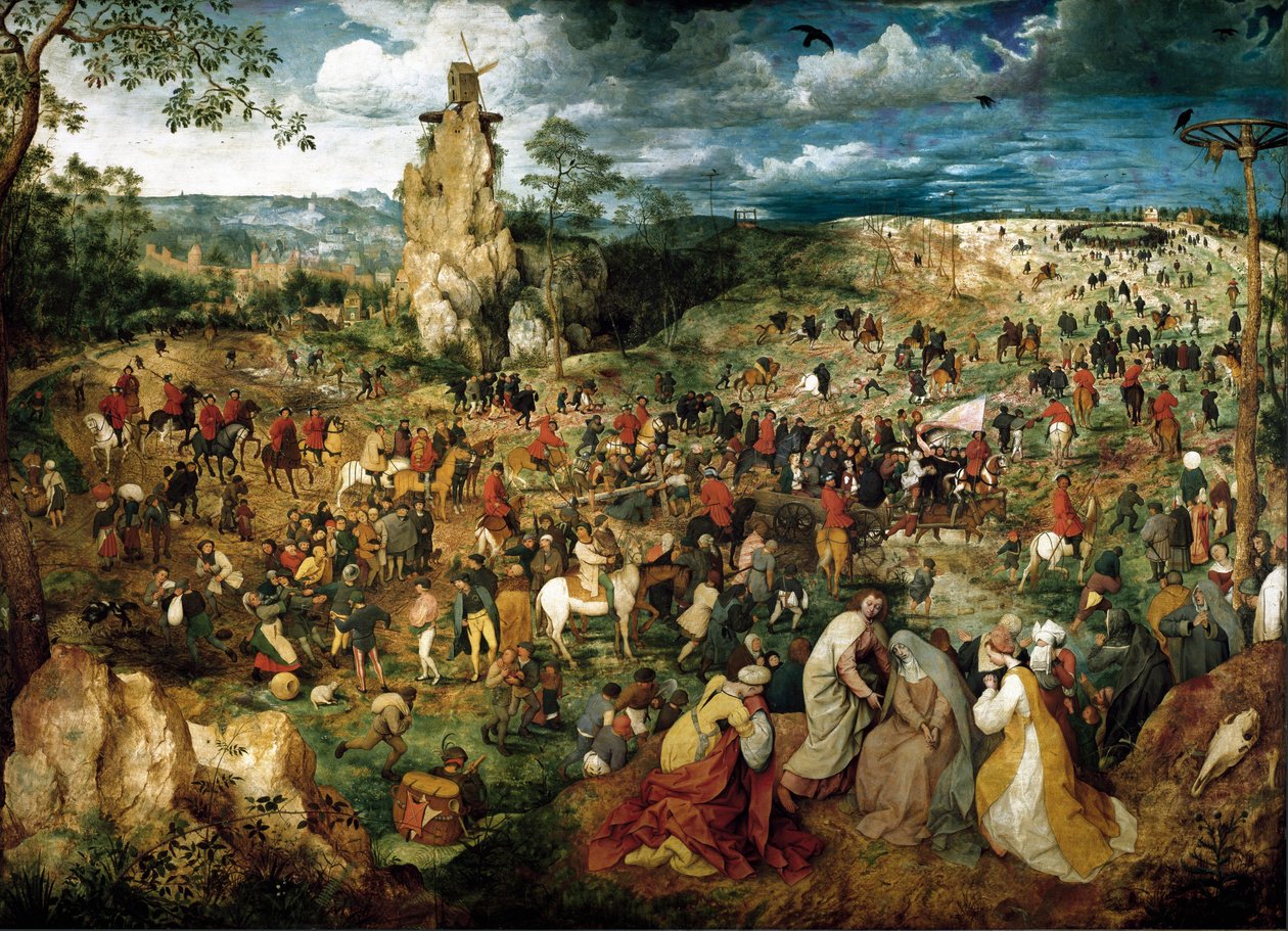 Der Aufstieg zum Kalvarienberg von Pieter Bruegel the Elder