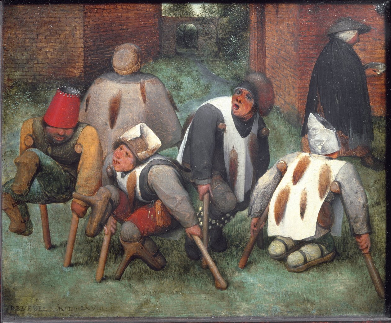 Die Bettler oder Die Krüppel von Pieter Bruegel the Elder