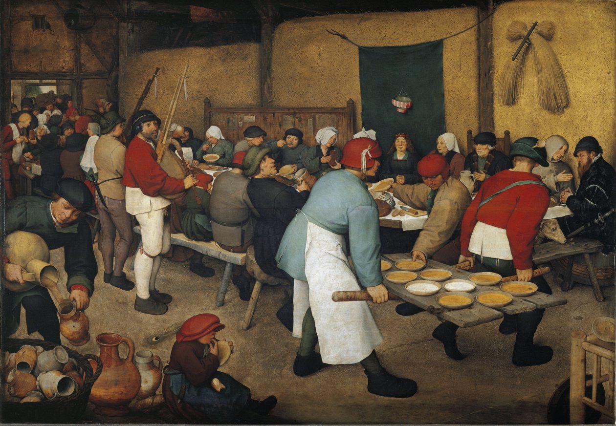 Die Bauernhochzeit von Pieter Bruegel the Elder