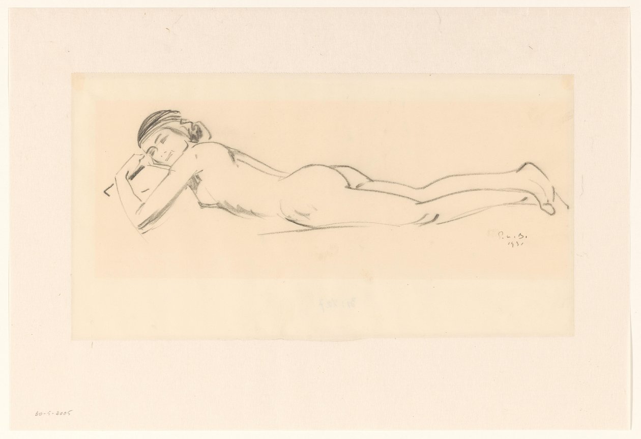 Liegender Akt von Pieter Willem van Baarsel