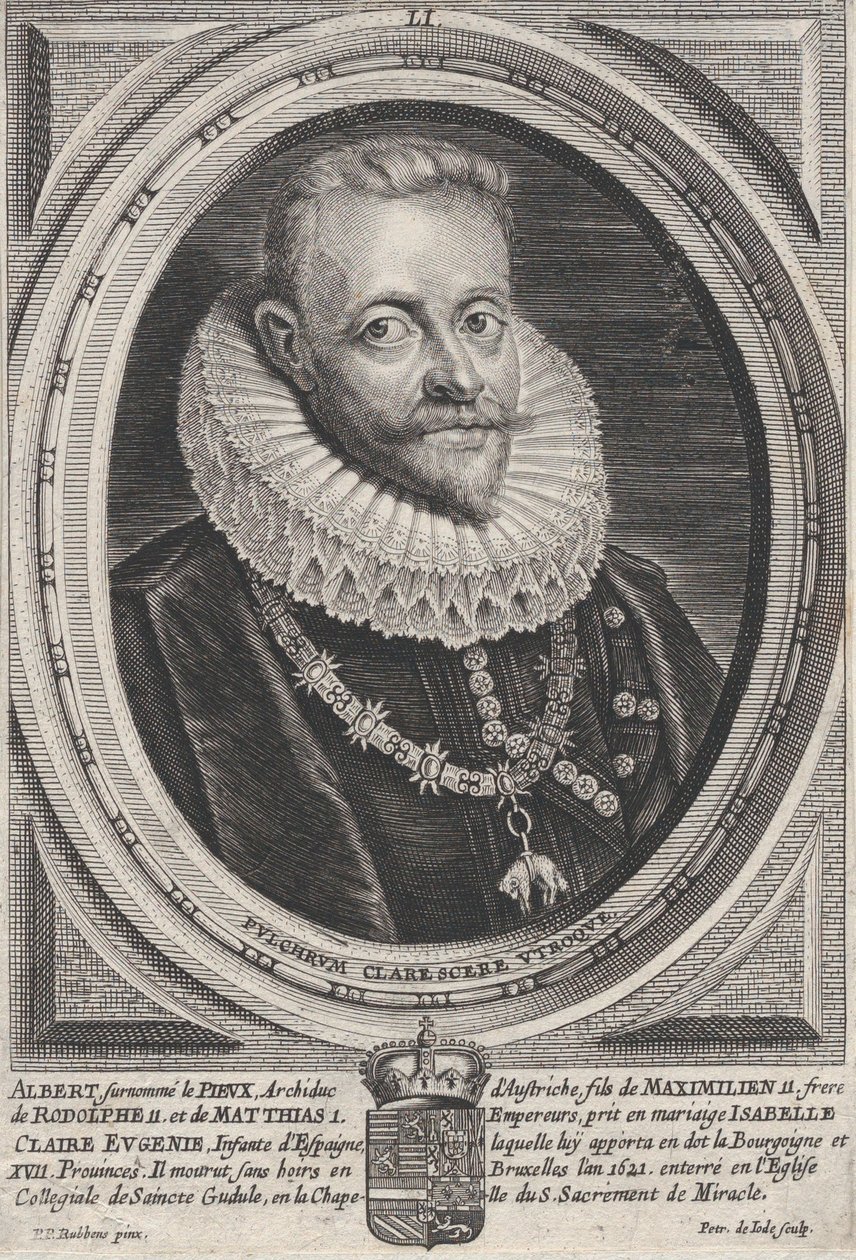 Porträt von Albert VII., Erzherzog von Österreich, ca. 1650 von Pieter de Jode II