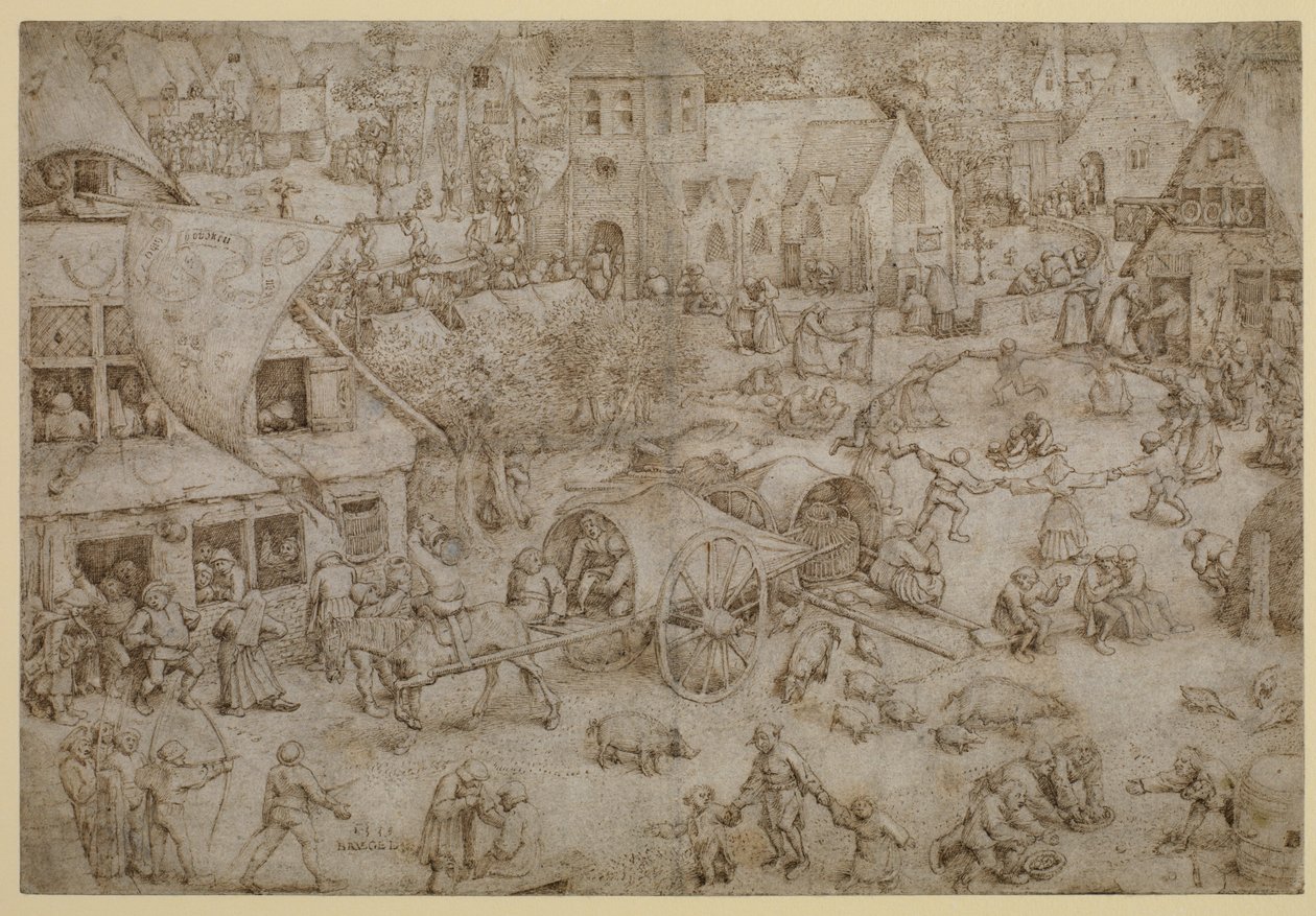 Kirmes in Hoboken, 1559 von Pieter Bruegel the Elder