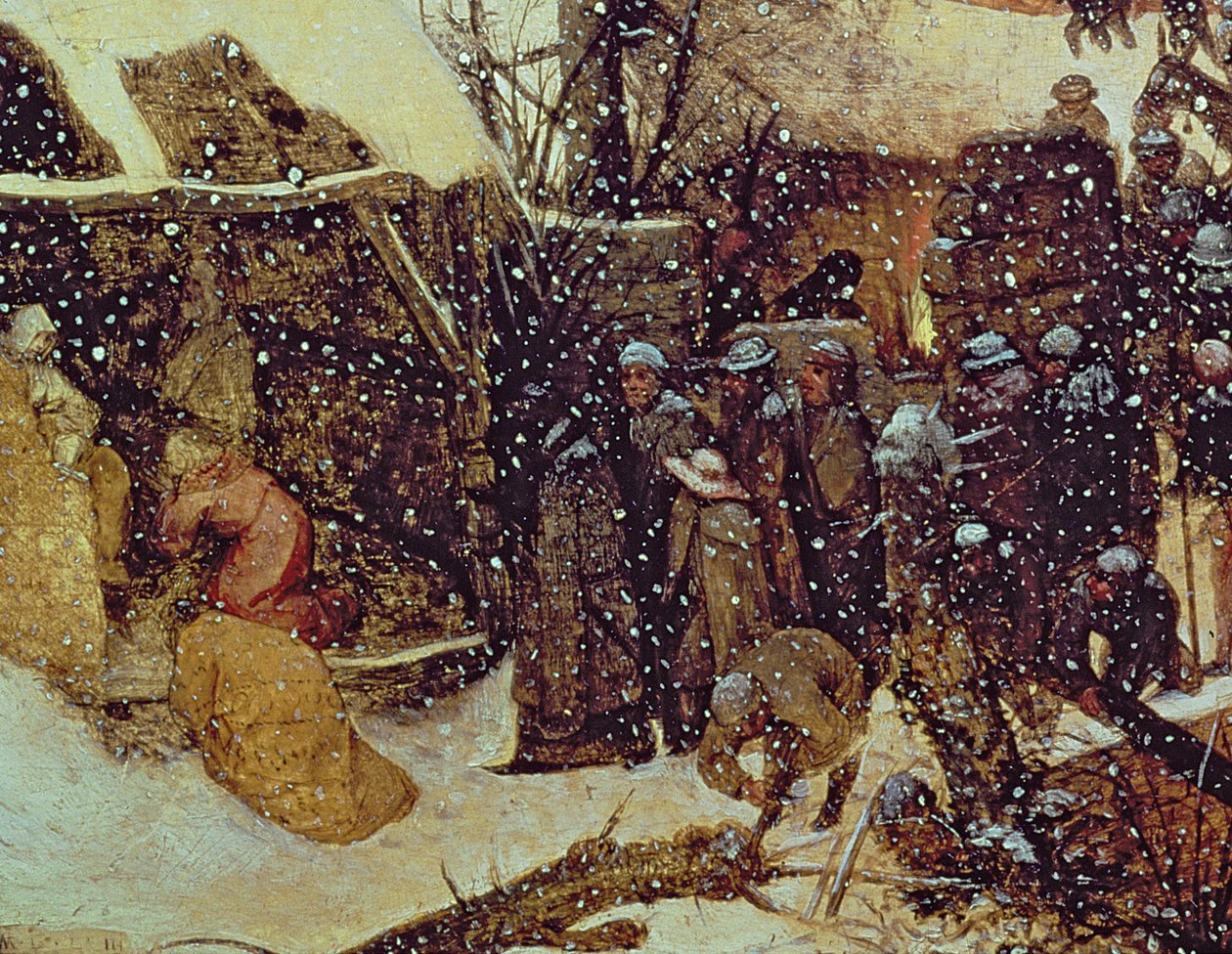 Die Anbetung der Könige im Schnee von Pieter the Elder Bruegel