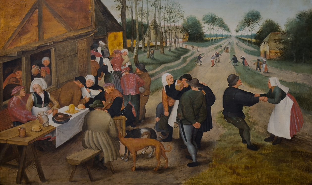 Flämische Kirmes, zweite Hälfte des 16. Jahrhunderts von Pieter the Younger (studio of) Brueghel