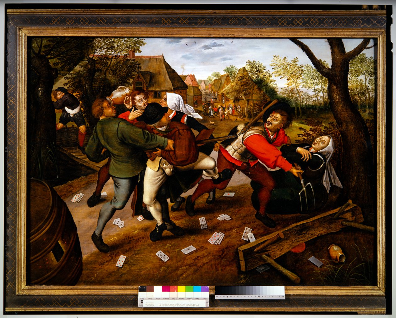 Spieler streiten von Pieter the Younger Brueghel