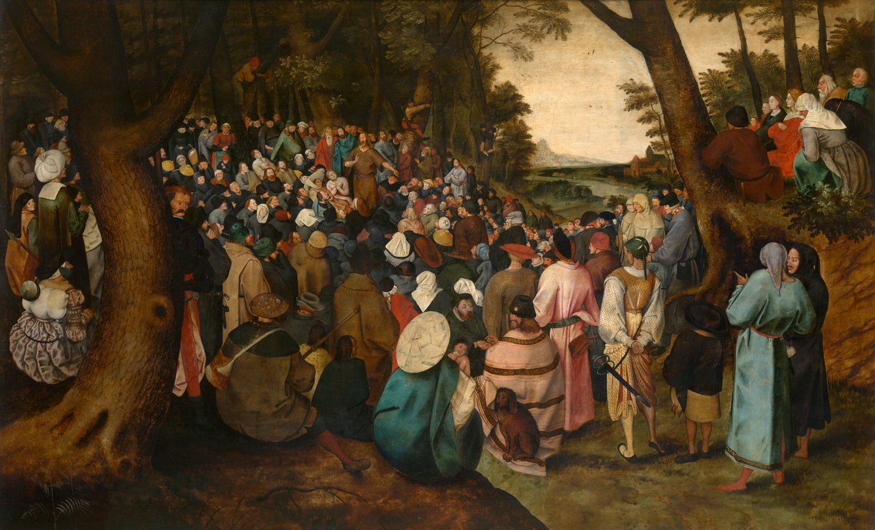 Johannes der Täufer predigt von Pieter the Younger Brueghel