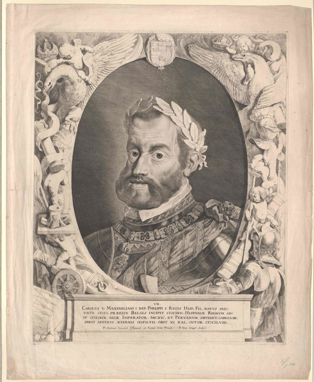 Heiliger Römischer Kaiser Karl V (Druck) von Pieter van Sompel