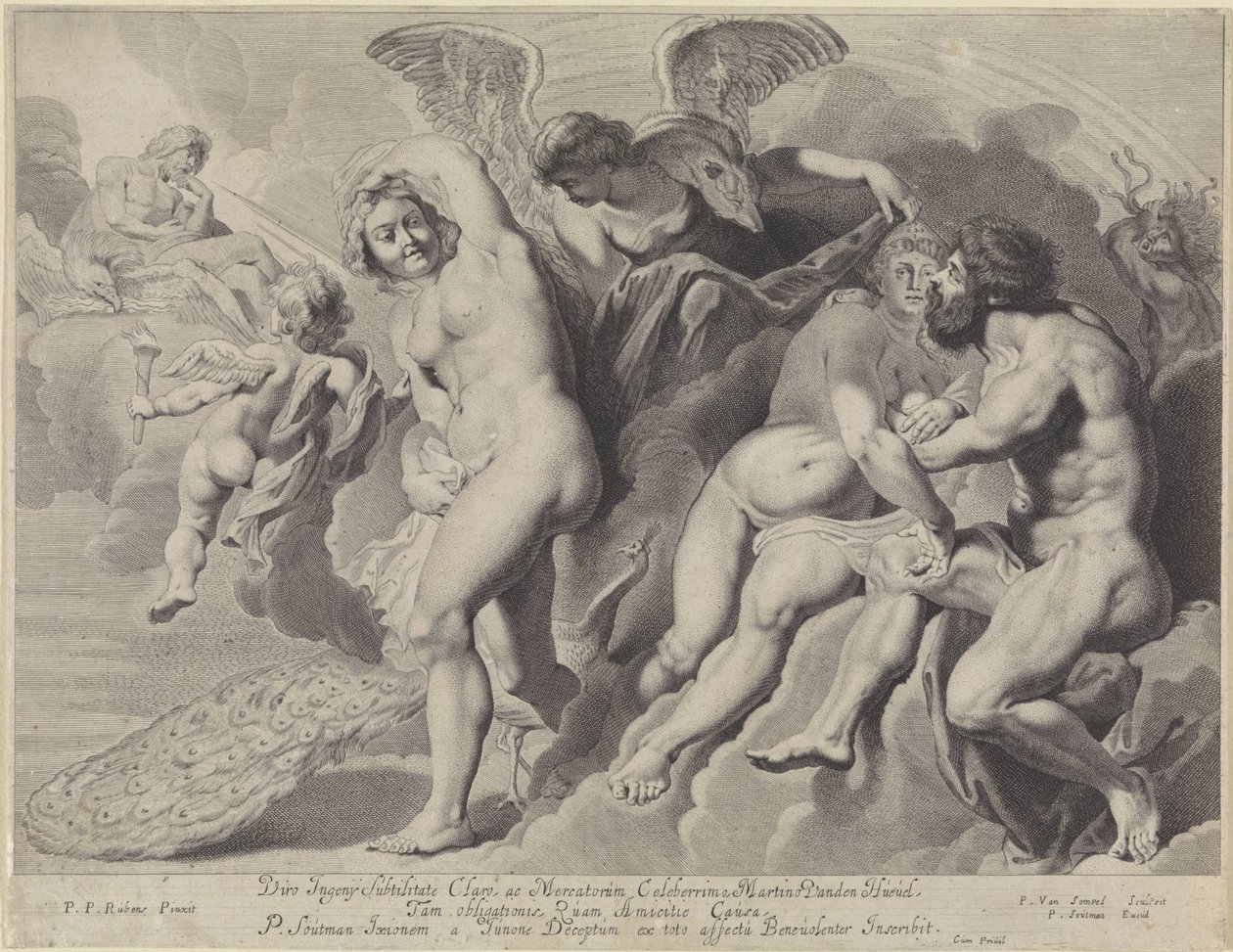 Ixion getäuscht von Juno und Jupiter von Pieter van Sompel