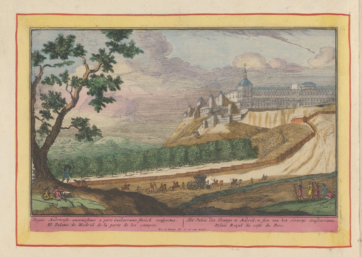 Ansicht des Königlichen Palastes in Madrid von Pieter van den Berge