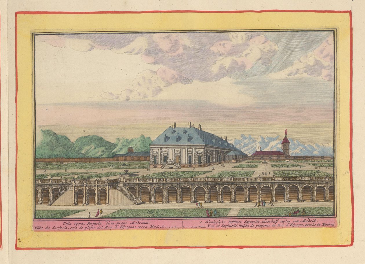 Jagdschloss Zarzuela außerhalb von Madrid von Pieter van den Berge