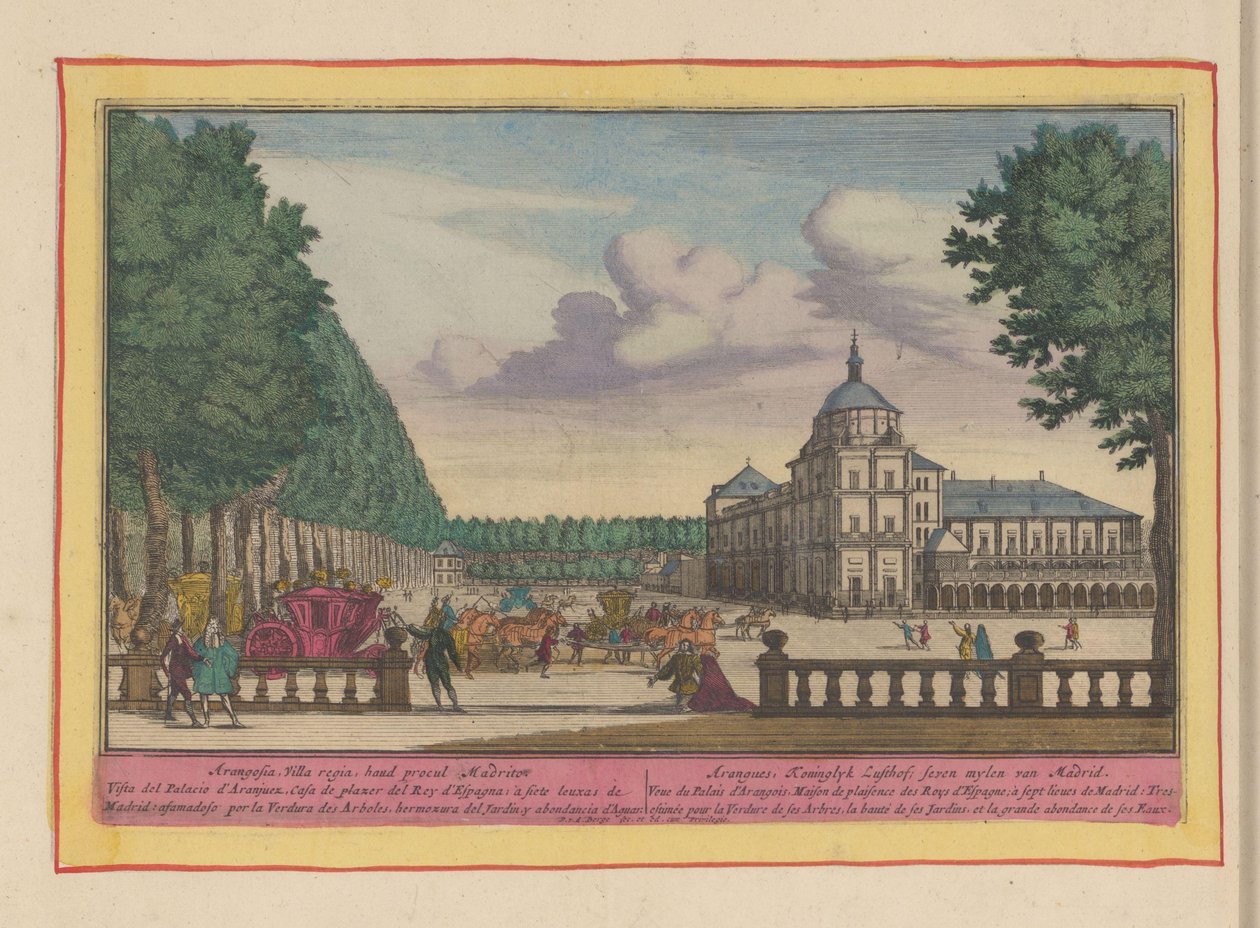 Königlicher Palast von Aranjuez von Pieter van den Berge