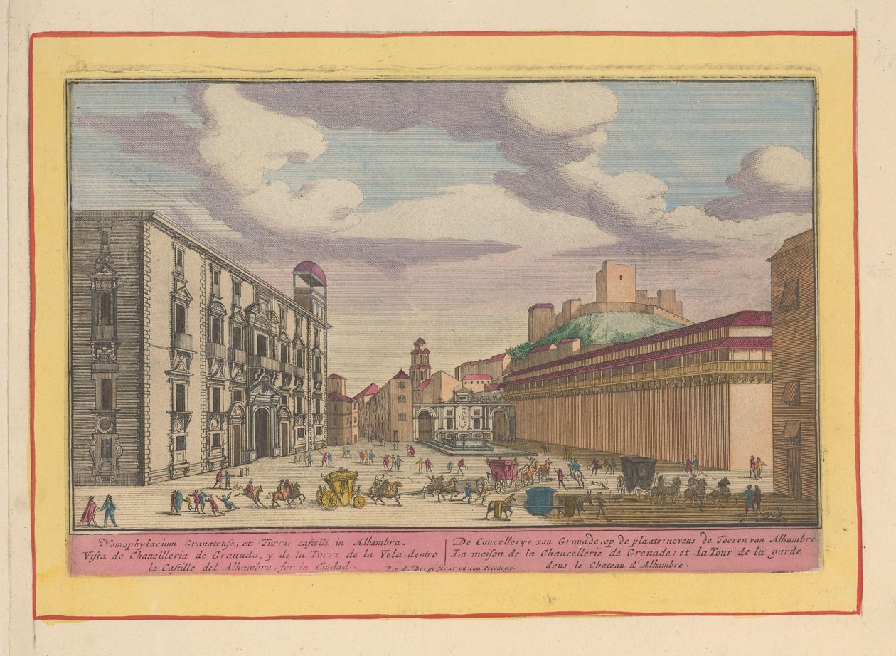 Königliche Kanzlei oder Real Chancillería in Granada von Pieter van den Berge