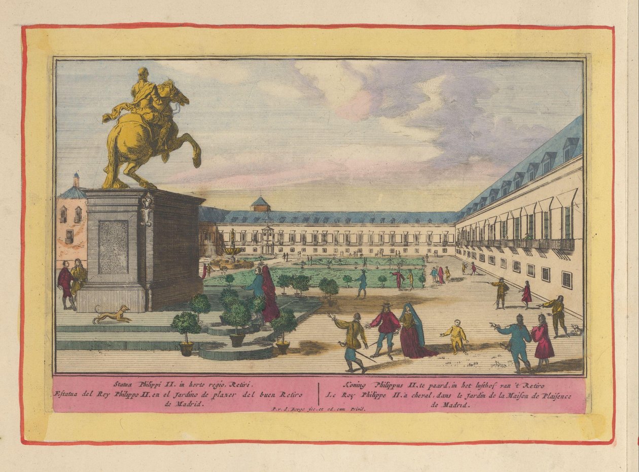 Reiterstandbild von Philipp II. in Madrid von Pieter van den Berge