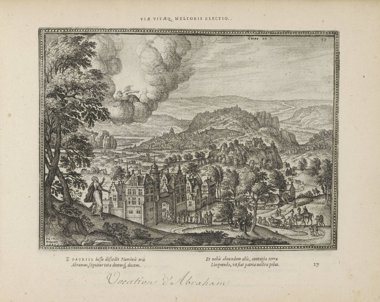 Gott erscheint Abraham von Pieter van der Borcht (I)
