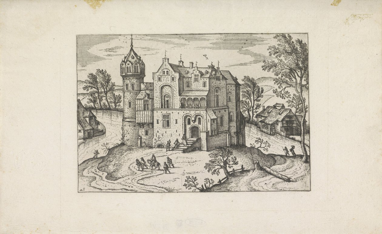Schloss an einem Fluss von Pieter van der Borcht (I)