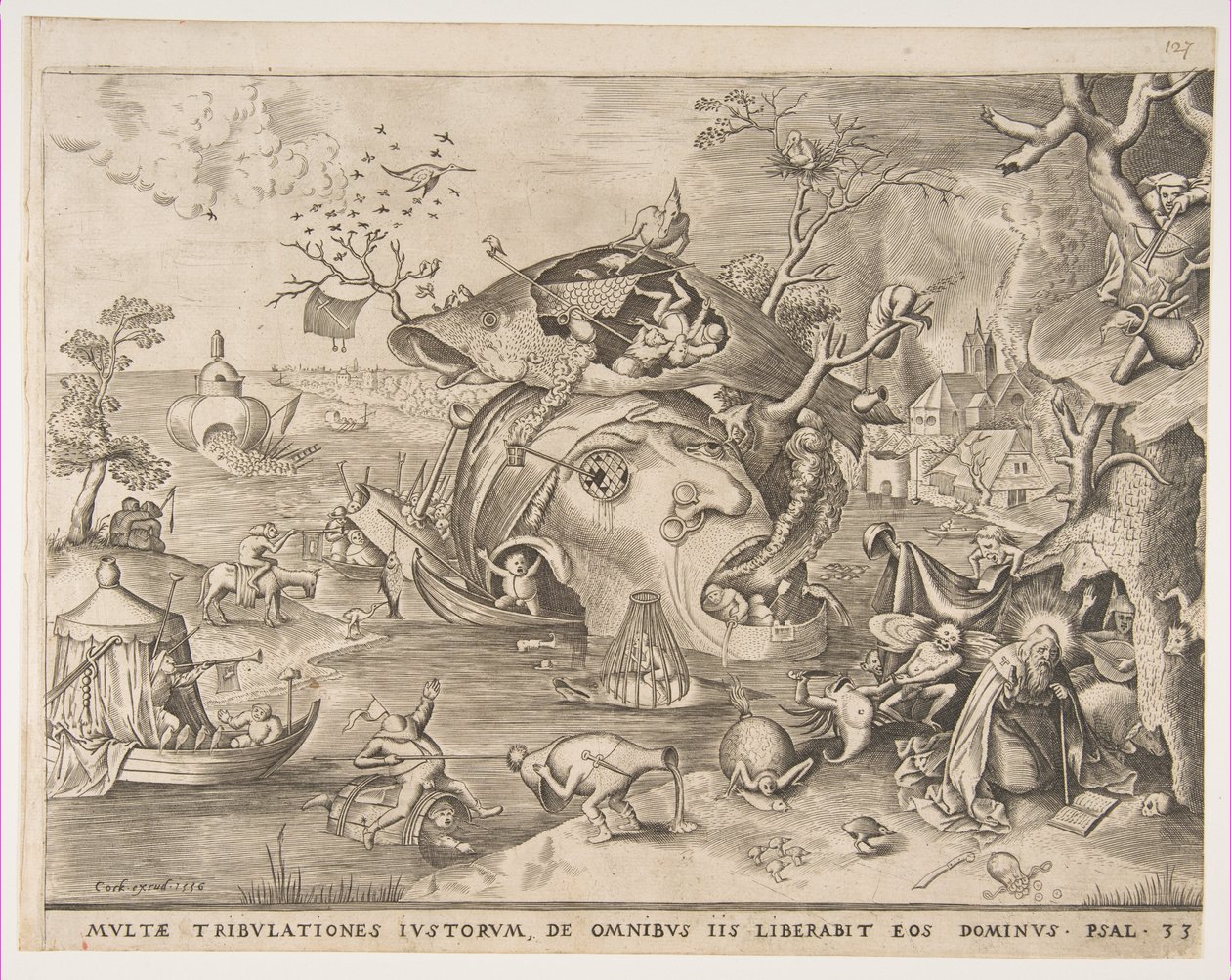 Die Versuchung des heiligen Antonius, 1556 von Pieter van der Heyden