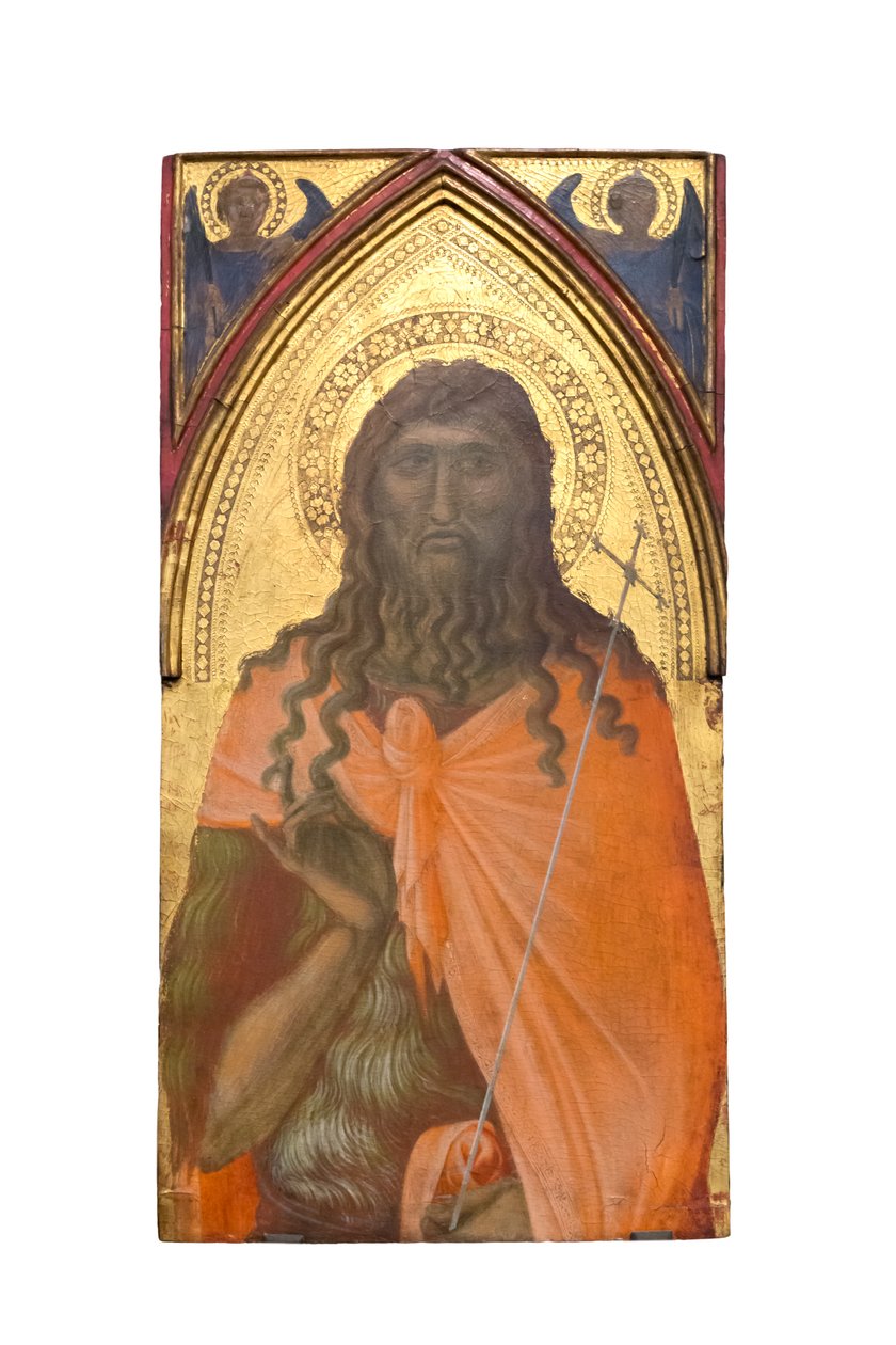 St. Johannes der Täufer, ca. 1329 von Pietro Lorenzetti