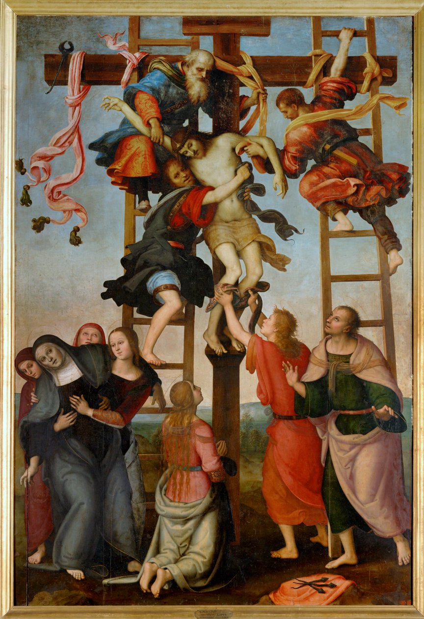 Kreuzabnahme von Pietro Perugino