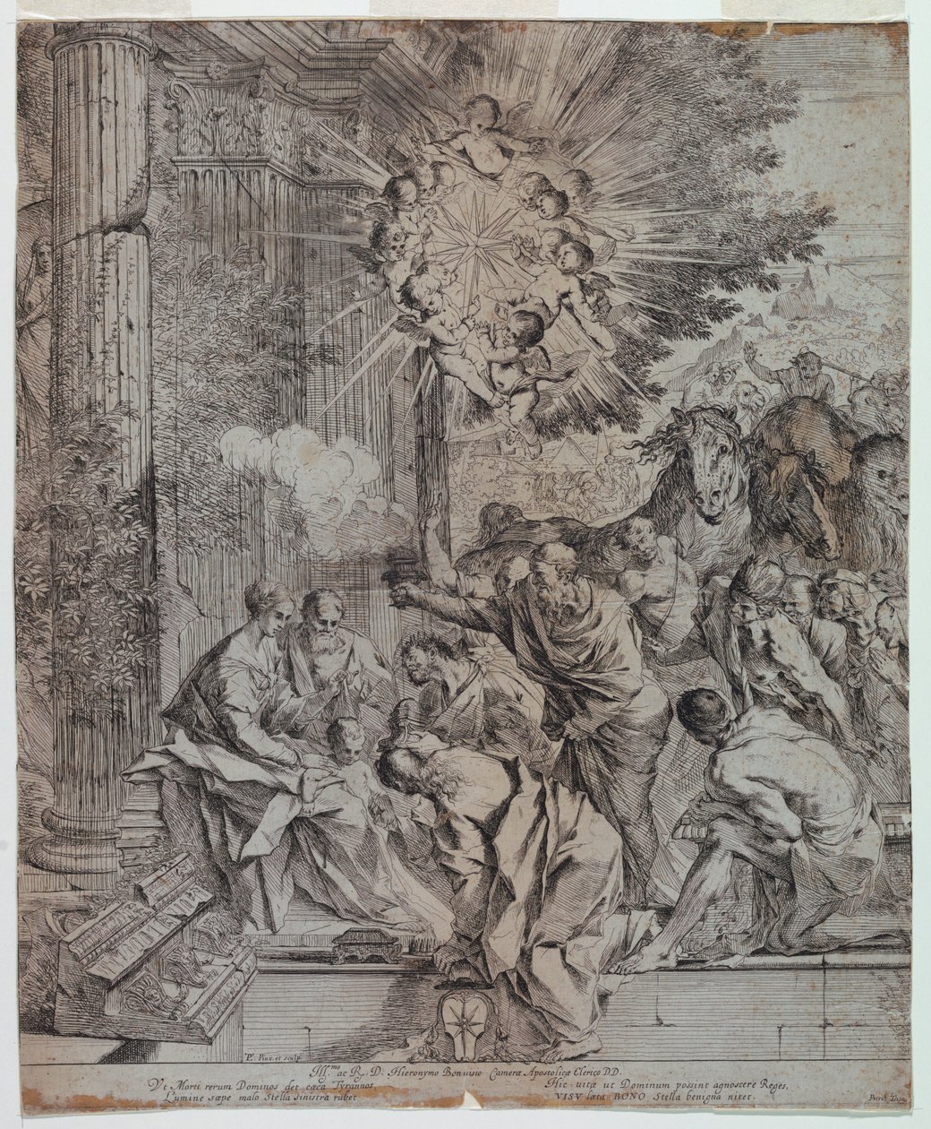 Die Anbetung der Könige von Pietro Testa