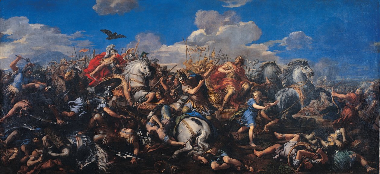 Die Schlacht von Alexander gegen Darius, 1644-1655 von Pietro da Cortona
