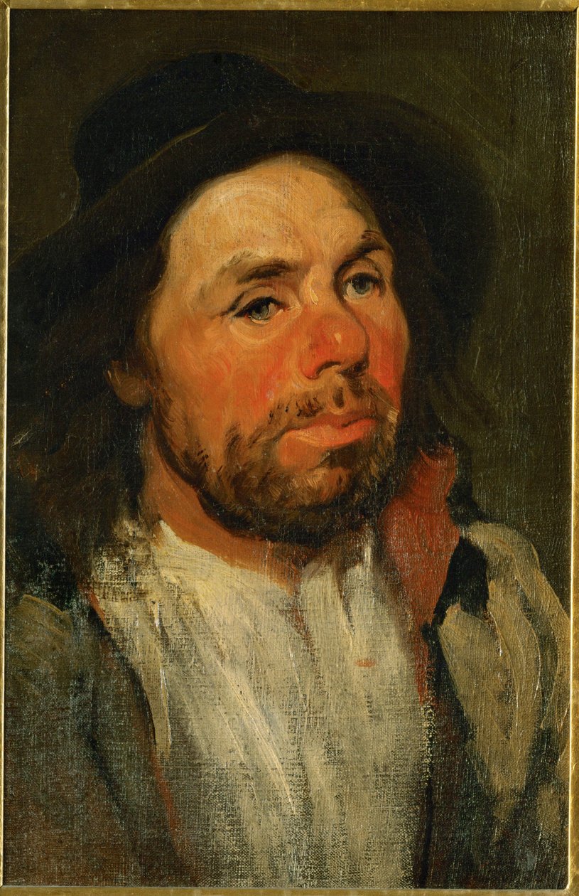 Bauer mit Hut von Piotr Michalowski