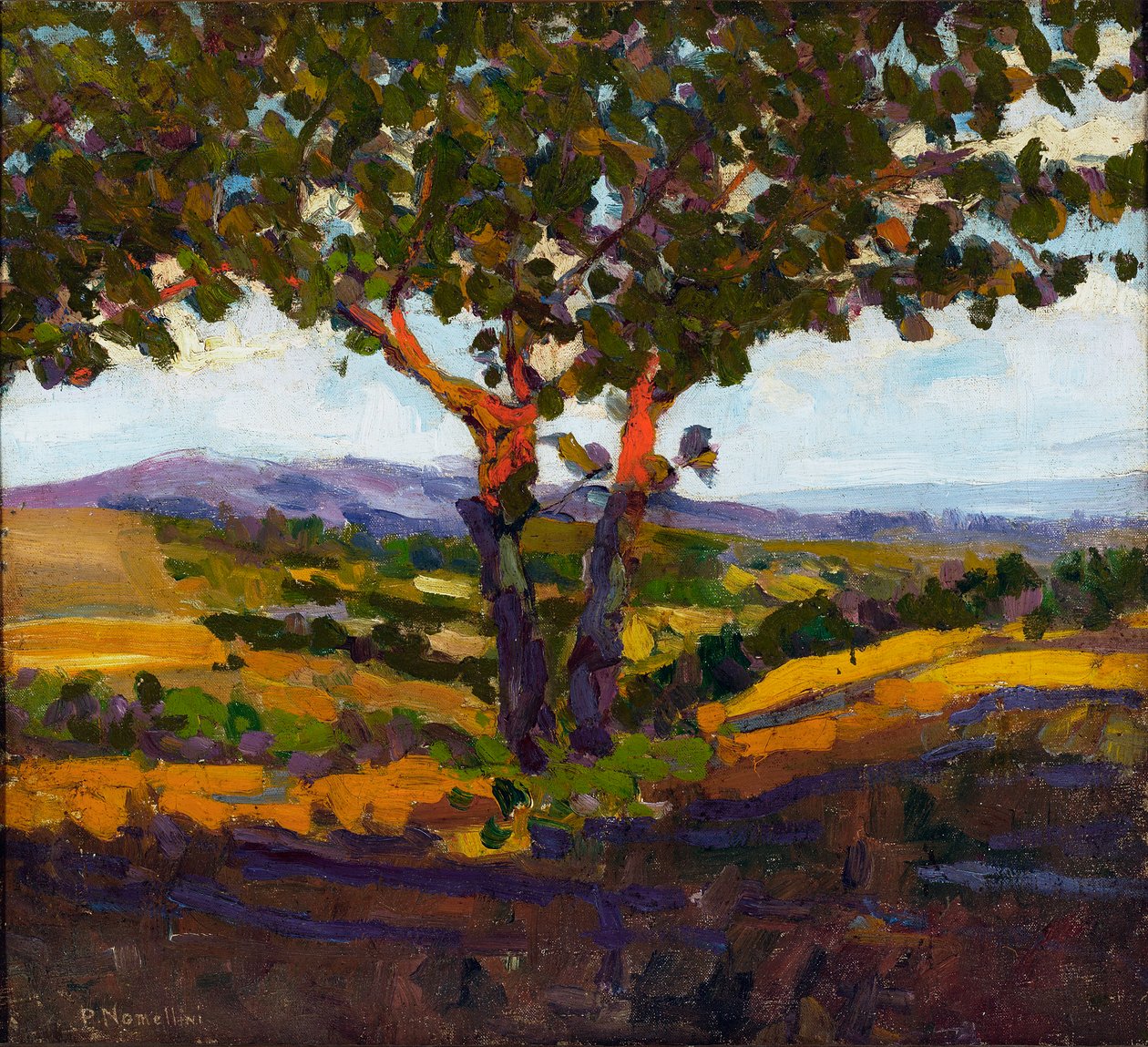 Der Gruß der Sonne, 1902 von Plinio Nomellini
