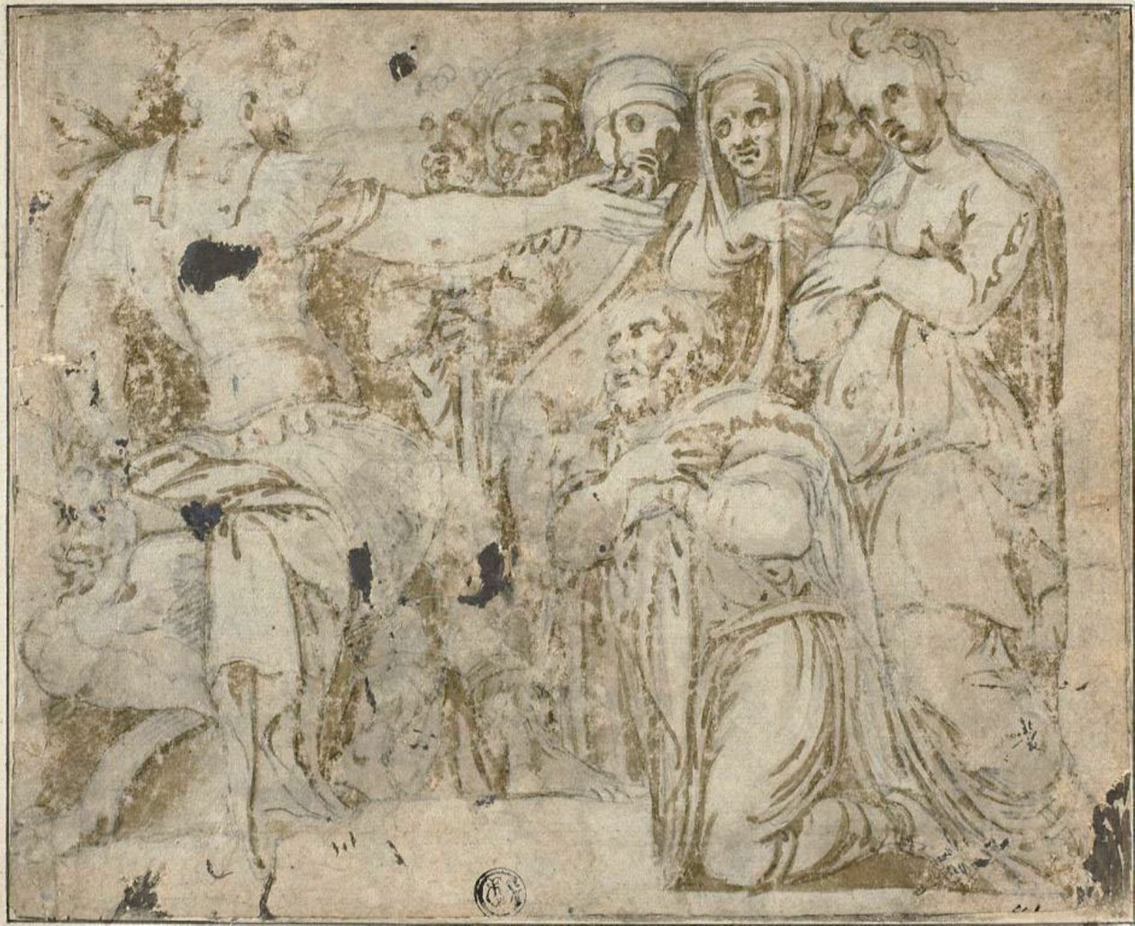 Die Familie des Darius vor Alexander von Polidoro da Caravaggio