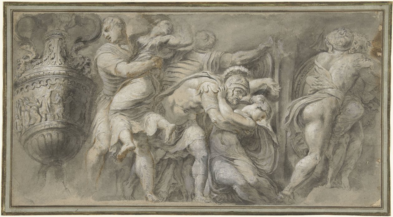 Raub der Sabinerinnen von Polidoro da Caravaggio