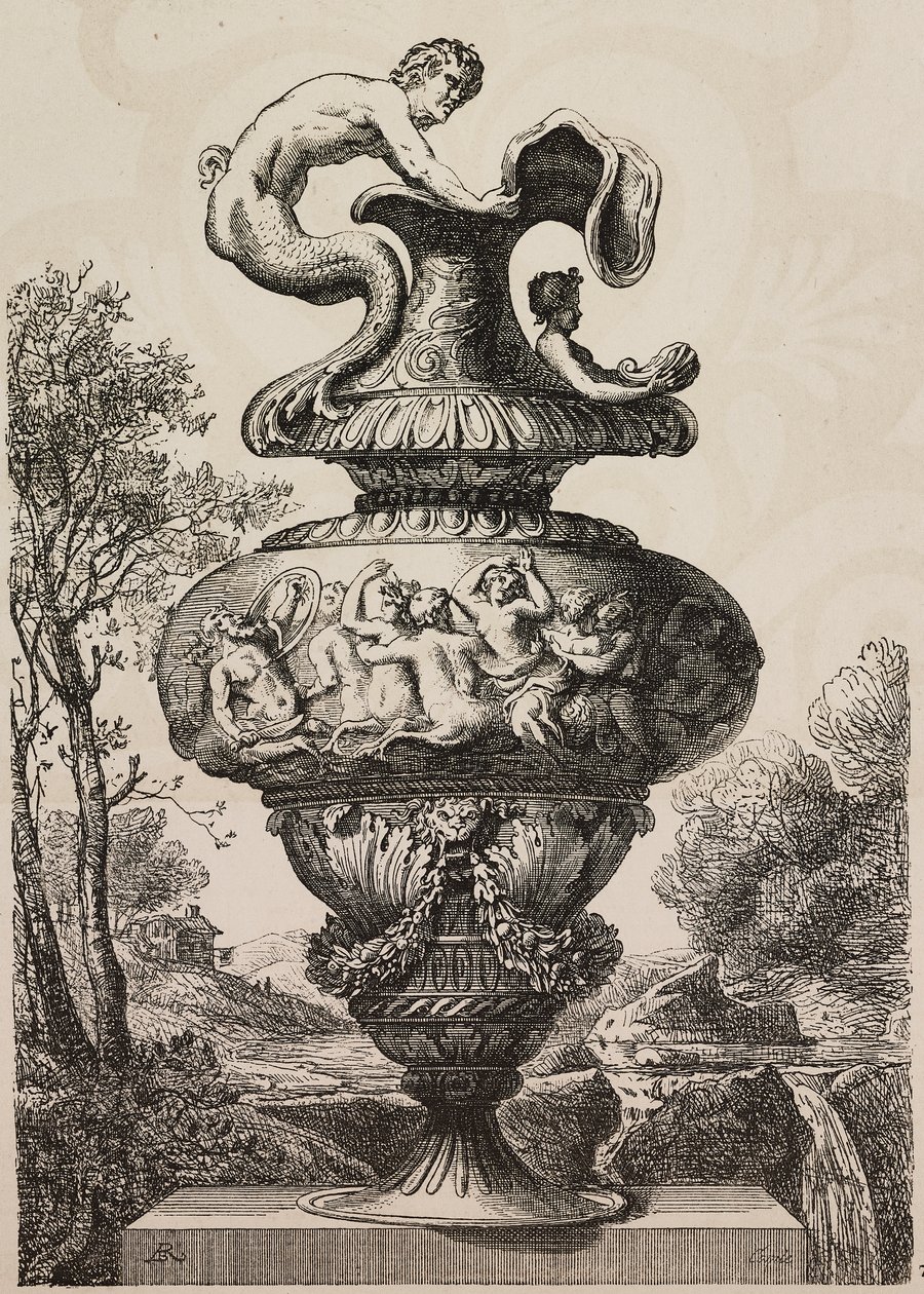 Vase bemalt von Polidoro da Caravaggio von Polidoro da Caravaggio