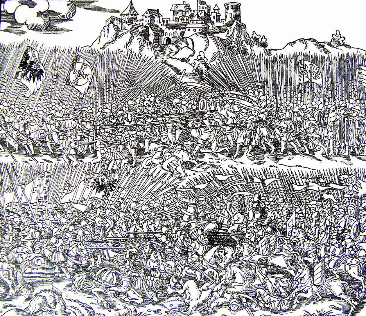 Die Schlacht von Grunwald von Polish School