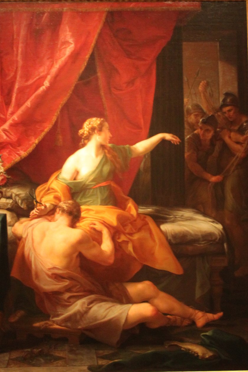 Samson und Delilah von Pompeo Batoni