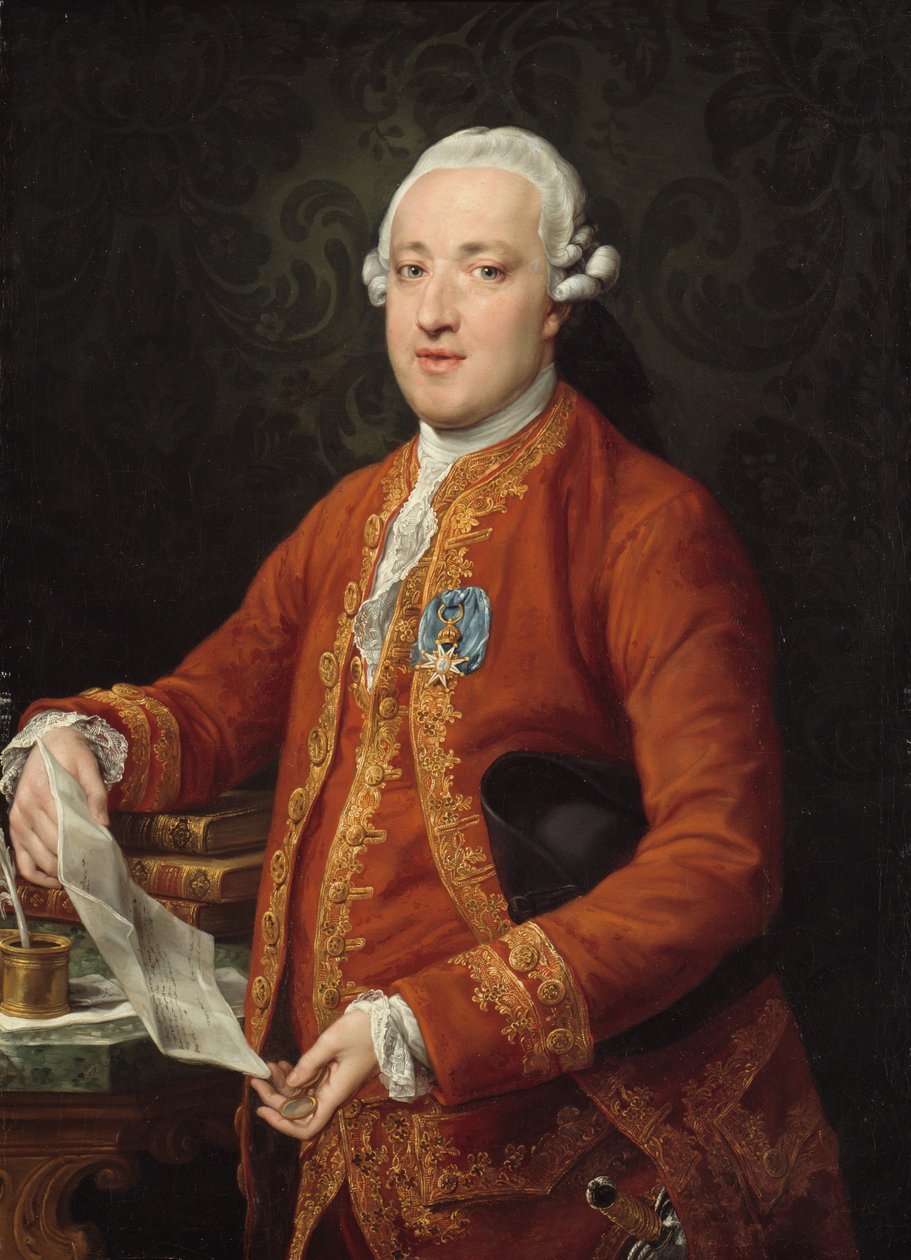 Don José Moñino y Redondo, Graf von Floridablanca von Pompeo Batoni